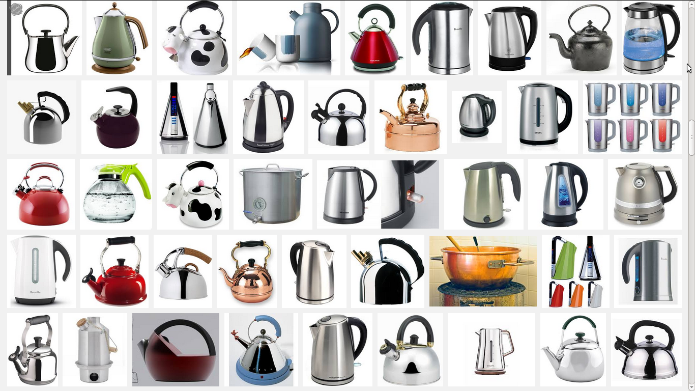 Oh my god, it's full of kettles